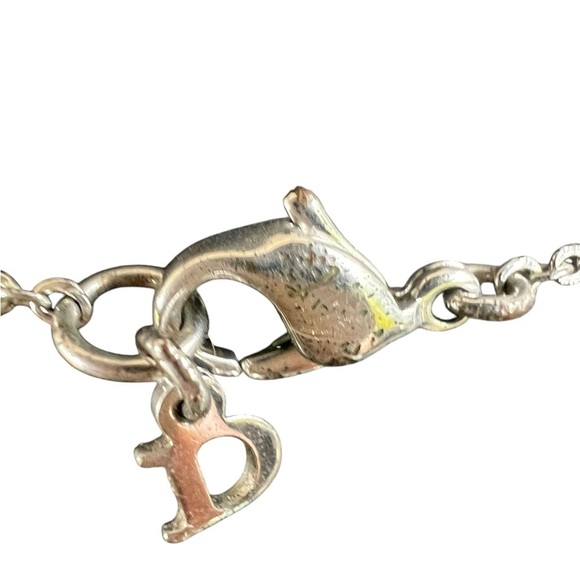 Dior Silver Script Necklace - Picture 6 of 12
